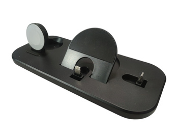 STACJA ŁADUJĄCA DOKUJĄCA DO URZĄDZEŃ APPLE A06 3in1 CZARNA