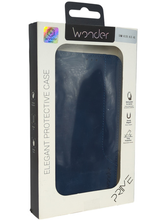 Etui z klapką Kabura Wonder Prime do Samsung Galaxy A15 4G granatowa