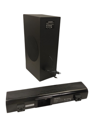 Soundbar z Subwooferem TV PC Gaming 2.1 CH BT 5.3 USB HD-ARC Mevosto D37