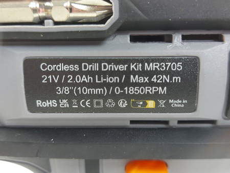 Wiertarko-wkrętarka akumulatorowa 21V Leeikoo MR3705