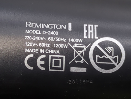 Suszarka do włosów Remington D2400 składana podróżna 1400W