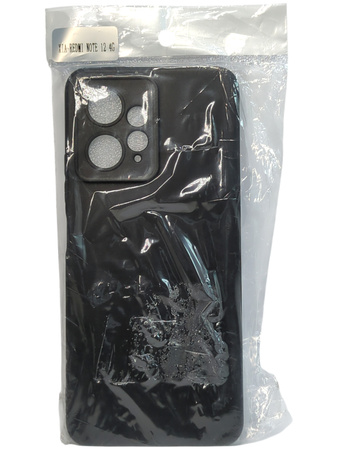 Plecki Etui Back Case MATT do XIAOMI REDMI NOTE 12 4G Czarny