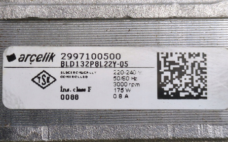 SILNIK NAPĘDOWY Z PASKIEM ARCELIK 2997100500 KL523DA66D SUSZARKI BEKO