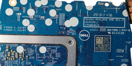 Płyta główna laptopa DELL Quake N14_N16 AMD BCL-R 223095-1