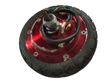 SILNIK Z OPONĄ C24V190519502 CZERWONY KOŁO HULAJNOGI MOTUS 6,5