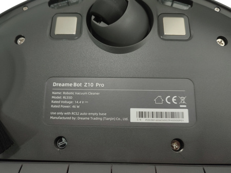 Robot sprzątający Dreame Z10 Pro z funkcją mopowania Czarny