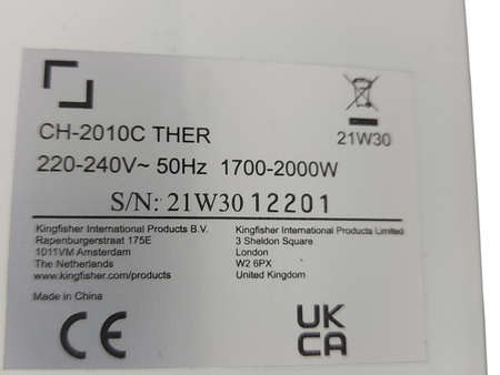 Grzejnik elektryczny konwektorowy OPP CH-2010C THER 2000 W