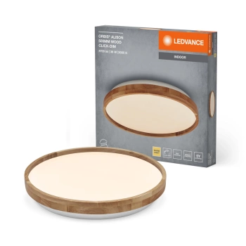 Lampa LEDVANCE Orbis Alison 500mm 36W 830 Click DIM Wood