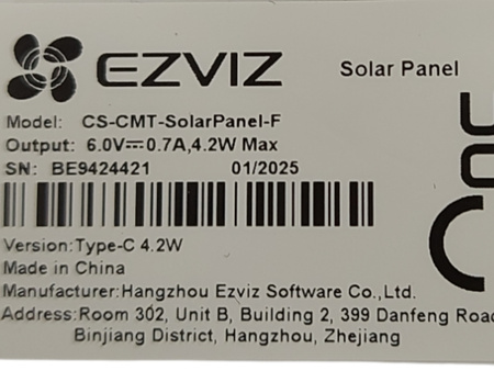 Kamera Bezprzewodowa IP WiFi Ezviz CB8 2K z panelem solarnym Obrotowa