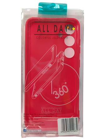 Etui Roar Colorful Jelly Samsung Galaxy S24 Plus Różowe Matowe TPU