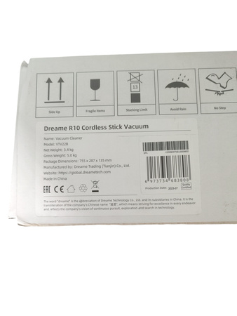 Odkurzacz bezprzewodowy Dreame R10 120AW 60min 0,6L LED biały