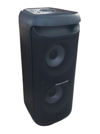 Karaoke GREEN KEEPER GKD60 400W 2 mikrofony Bluetooth LED TWS