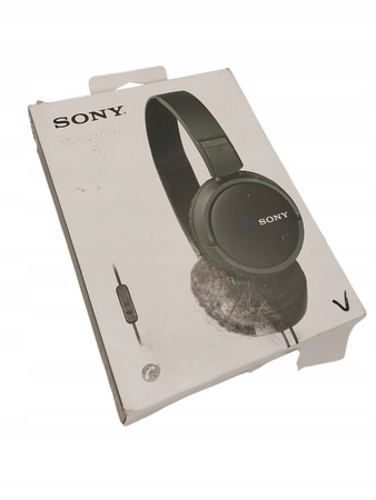 Słuchawki nauszne przewodowe Sony MDR-ZX110AP Czarne