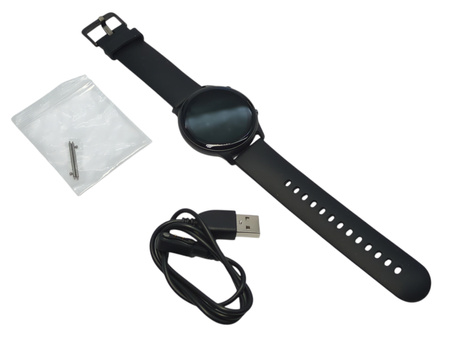 Smartwatch Tuyoma LW36 Czarny 1.28" IP68 BT Call tętno SpO2