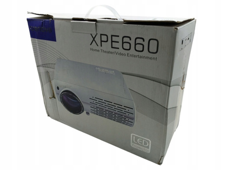 Projektor LED Crenova XPE660 biały 1280x720px