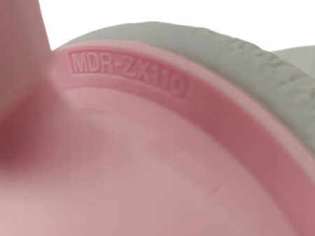 Słuchawki przewodowe nauszne Sony MDR-ZX110 Różowe