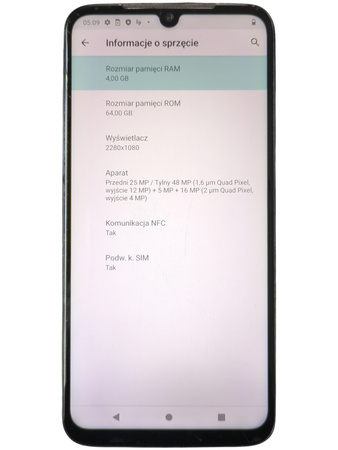 Smartfon Motorola moto g8 plus 4/64GB 6.3" IPS