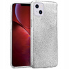 Etui Plecki do Apple Iphone 13 srebrne brokatowe
