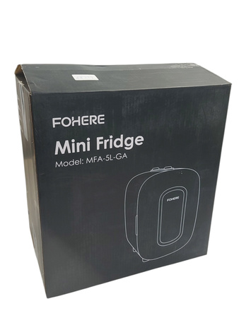 FOHERE Mini lodówka cicha 5L AC DC USB CZARNA
