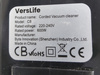 Odkurzacz pionowy VersLife C8 przewodowy 600W odłączany ręczny