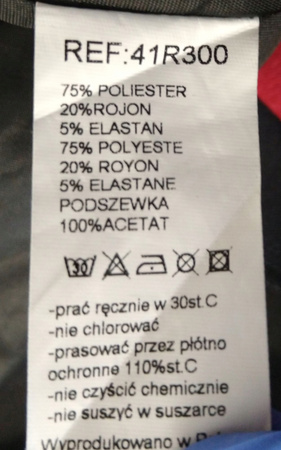 SUKIENKA QUIOSQUE ROZMIAR 38 CZARNO-CZERWONA