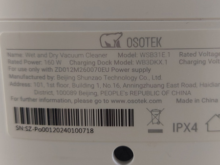 Odkurzacz piorący 3w1 OSOTEK H200 Lite 180° 12500Pa WSB31E1