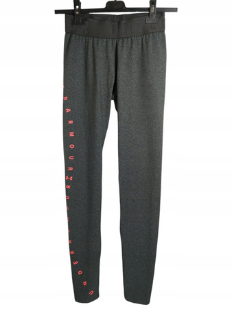LEGGINSY DAMSKIE UNDER ARMOUR XS SZARE