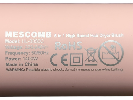 Suszarka do włosów MESCOMB HL-3030C