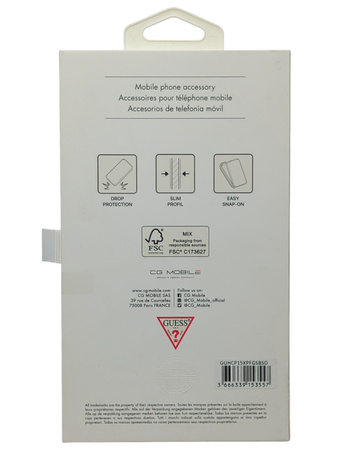 Etui Guess Plecki do Apple iPhone  15 Pro Max złote