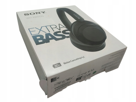 Słuchawki nauszne bezprzewodowe Sony WH-XB910N czarne