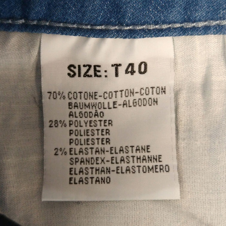 SPODNIE DAMSKIE D*KLIC ROZMIAR 40 NIEBIESKIE
