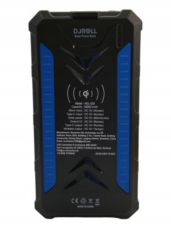 Powerbank solarny DJROLL HDL-529 36000mAh