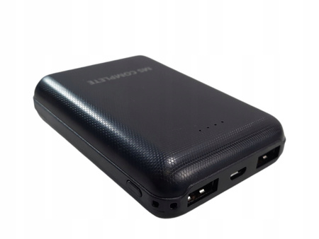 Kompaktowy powerbank R1 10000mAh 37Wh Czarny