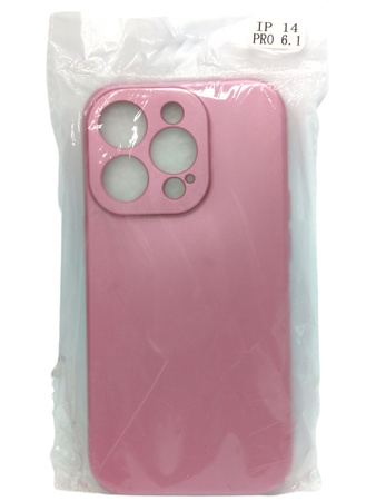 Etui Nakładka Metallic do iPhone 14 Pro 6,1" różowa