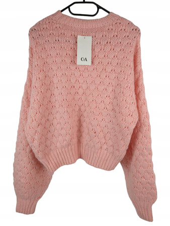 SWETER DAMSKI C&A ROZMIAR XS RÓŻOWY
