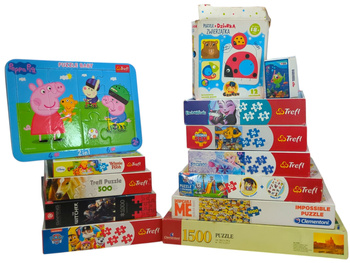 Puzzle Box 13 sztuk Mix Tytułów Motywów