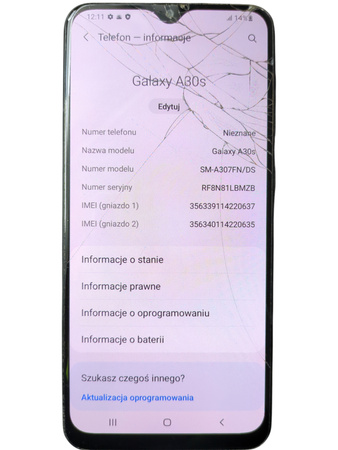 Smartfon Samsung Galaxy A30s SM-A307FN/DS 4/64GB