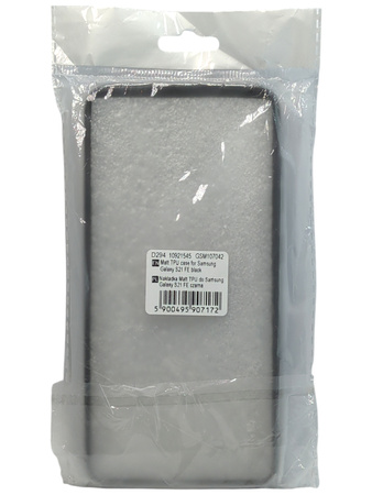 Etui Plecki do Samsung Galaxy S21 FE Matt TPU czarne