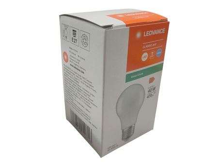 Zestaw 10 żarówek Ledvance LED Classic 4.9W 865 Frosted E27