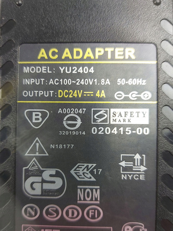 Zasilacz YU2404 24V 4A