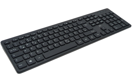 Bezprzewodowa myszka klawiatura Rii RK200 zestaw 2,4 GHz czarny