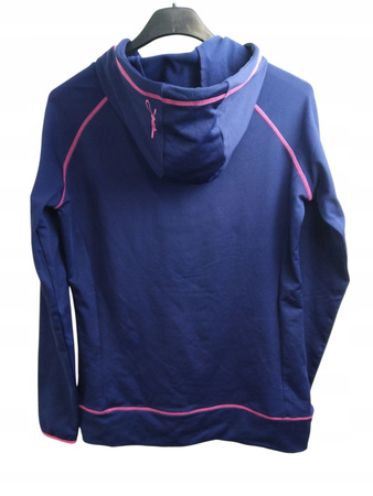 BLUZA DAMSKA Z KAPTUREM IGUANA ROZMIAR S GRANATOWA