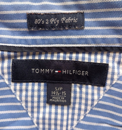 Koszula męska TOMMY HILFIGRER Roz. S NIEBIESKA