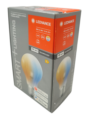 Żarówka LED Filamed Classic A60 E27 806lm 6W=60W WiFi ściemnialna Ledvance