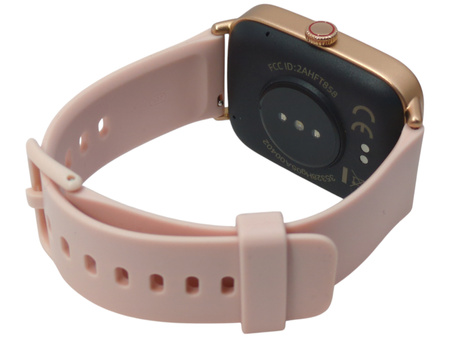 Smartwatch zegarek damski IDW28 Złoto-Różowy