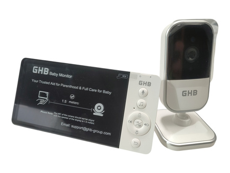 Niania elektroniczna GHB Baby Monitor ABM809 5" 720P 5000mAh VOX noktowizor