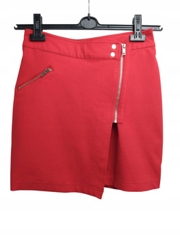 SPÓDNICA MOHITO ROZMIAR 34 CZERWONA