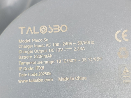 Odkurzacz basenowy bezprzewodowy Talosbo Pleco SE