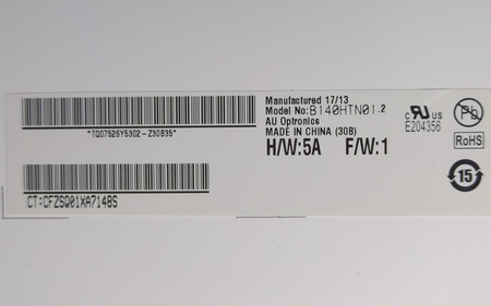 Matryca AUO B140HTN01.2 14 FHD 1920x1080 TN LED 30pin Matowa