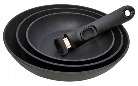 Komplet patelni z odpinaną rączką Smukee 240176-02 4 elementy